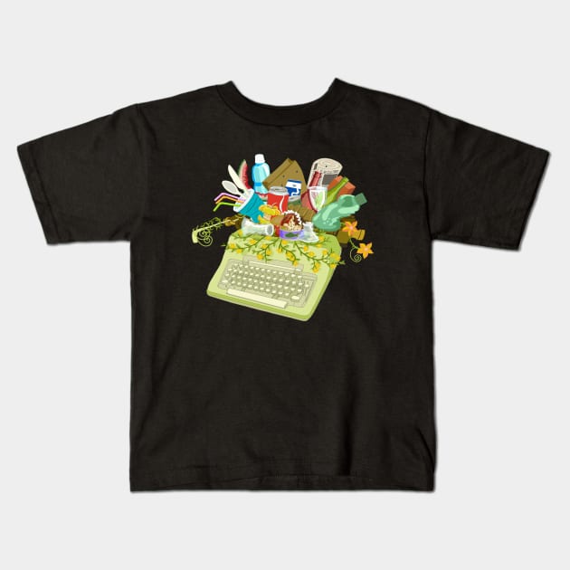 I Write Trash Kids T-Shirt by BullShirtCo